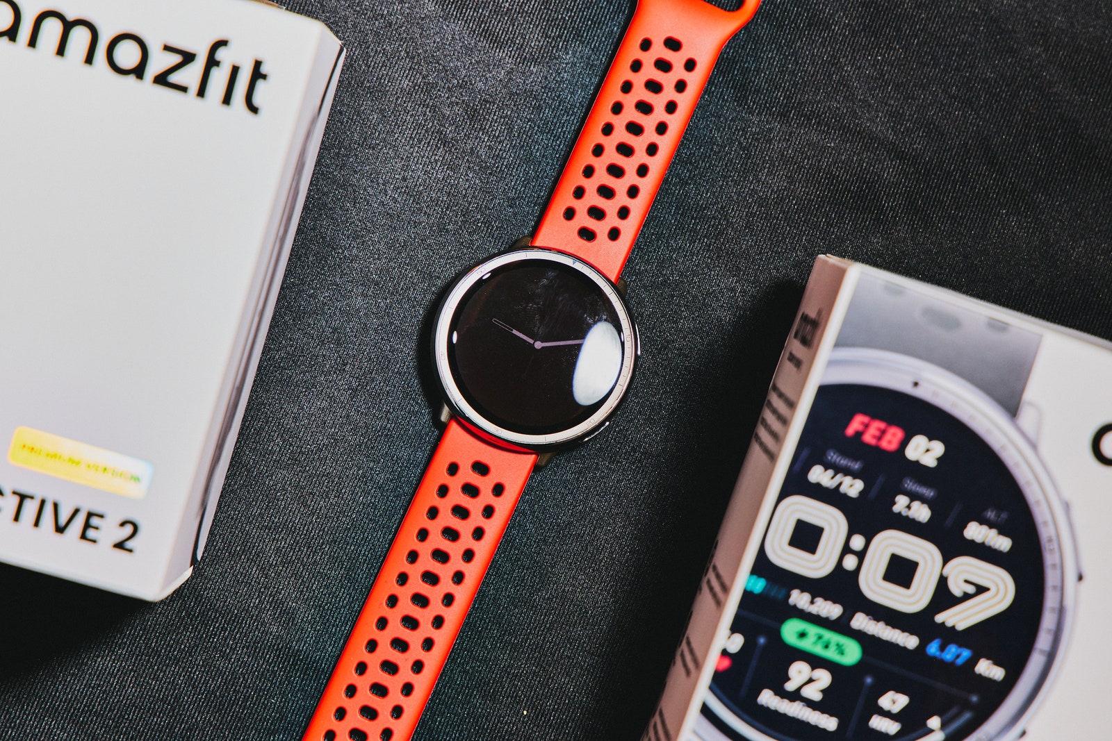 An image of the Amazfit smart watch.