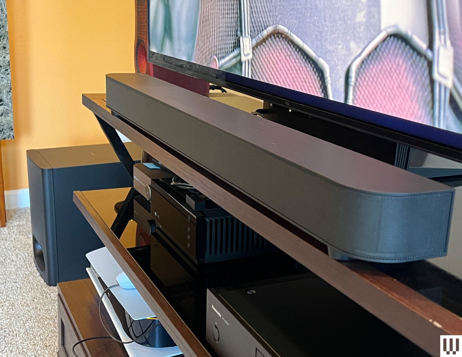 Image may contain Computer Hardware Electronics Hardware Monitor Screen TV Indoors and Interior Design