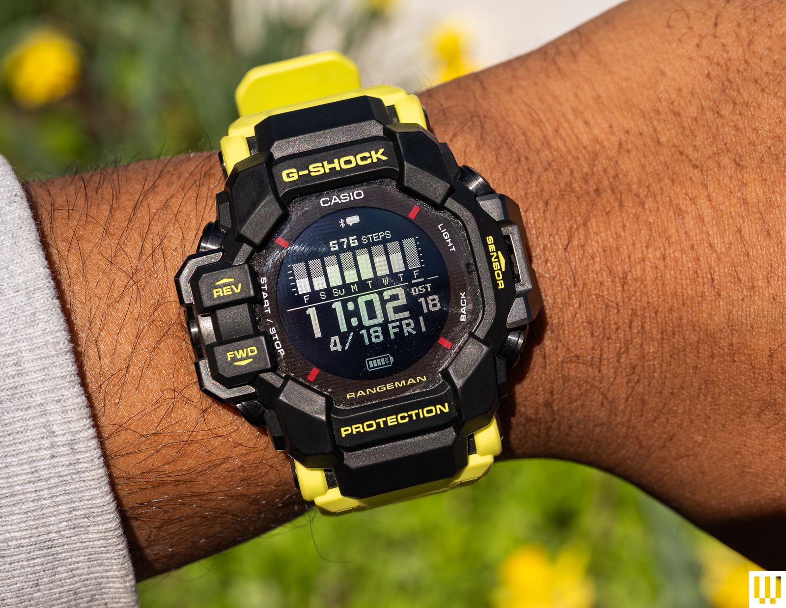 Image may contain Wristwatch Electronics Digital Watch Arm Body Part Person Screen Computer Hardware and Hardware