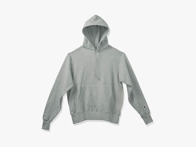 Grey long-sleeve sweatshirt