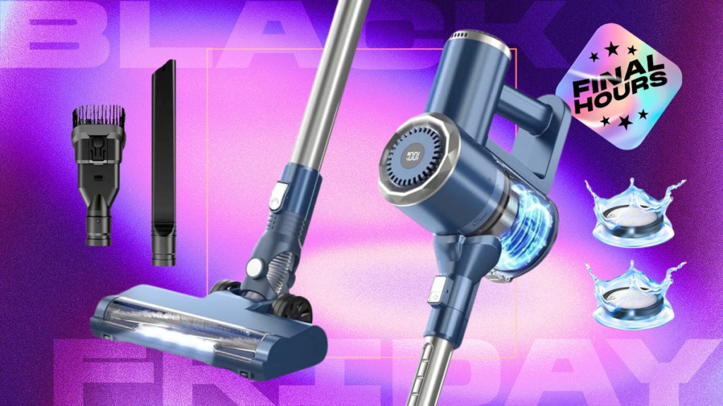 Clean Up Holiday Messes With the Prettycare Cordless Stick Vacuum While It’s Going for $340 Less at Walmart