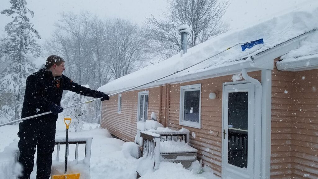 When It Snows, Rake Your Roof. Your House Will Thank You