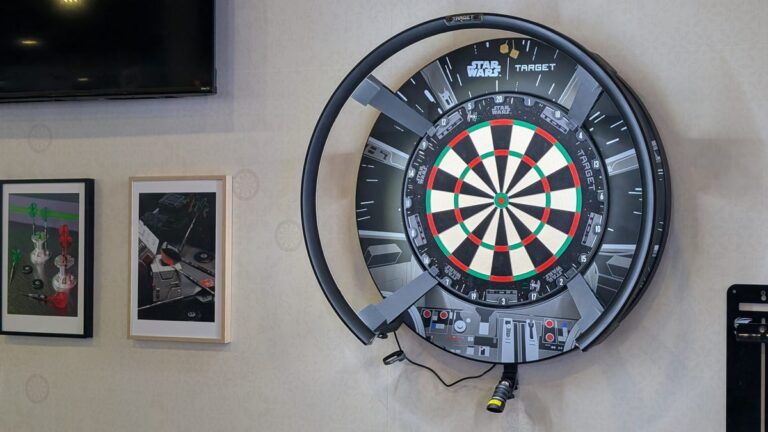 This Star Wars Dartboard Has a Secret That Will Stop You From Using the Force to Win