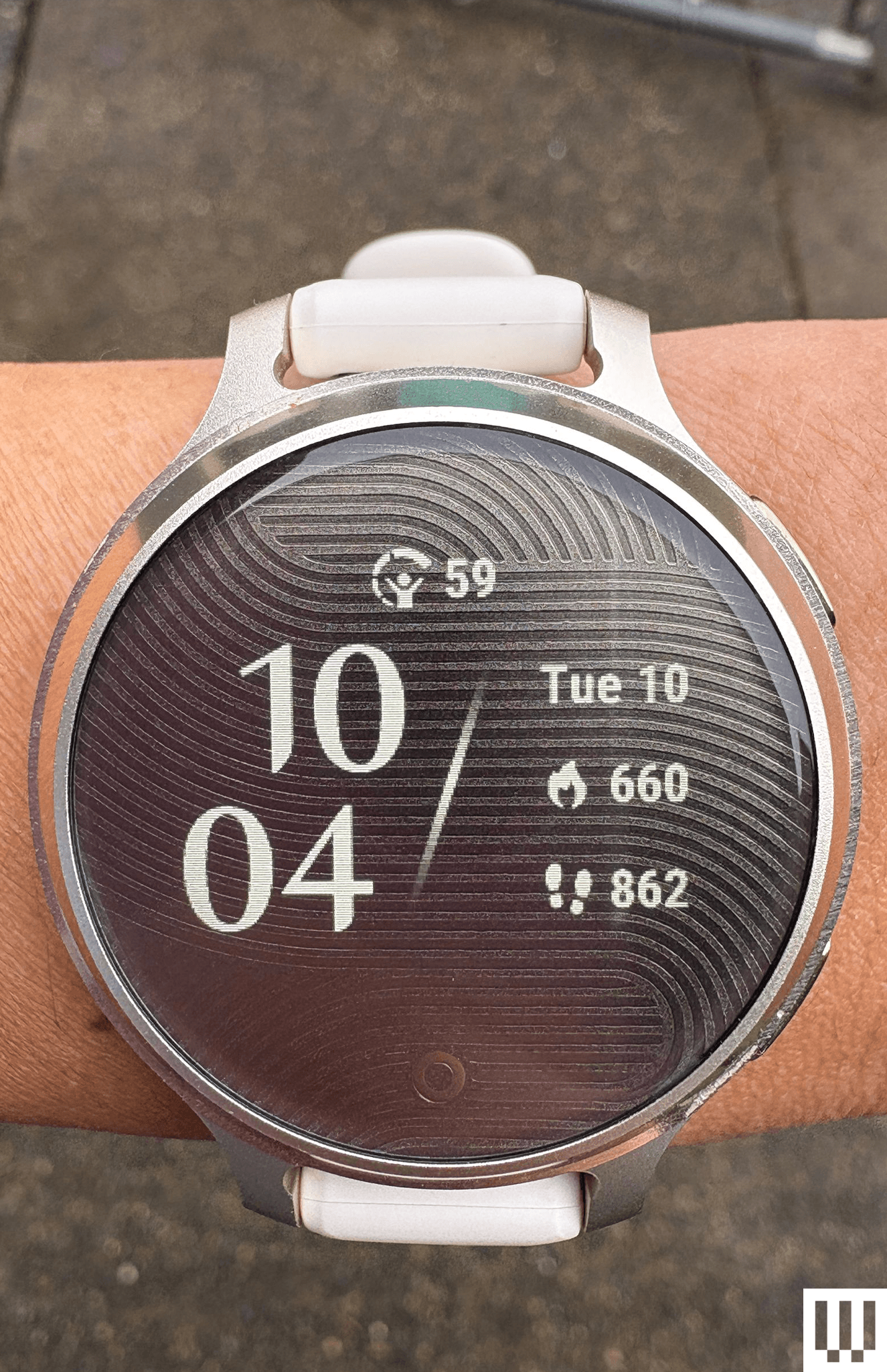 Image may contain Wristwatch Arm Body Part Person Electronics and Digital Watch