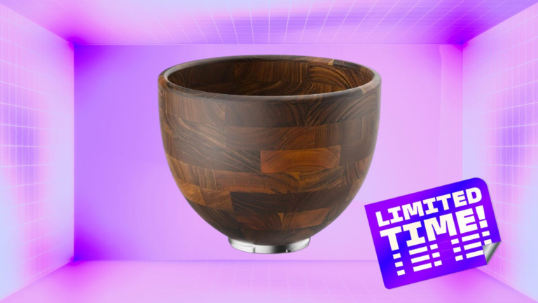 Scoop Up a Wooden Mixing Bowl for Your KitchenAid for a Record-Low Price of $100 During the Final Hours of Amazon’s Spring Sale