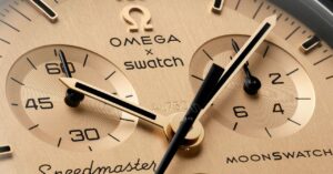 Swatch’s New Gold MoonSwatch Solves the Problem of the Nightmare Royal Pop Launch